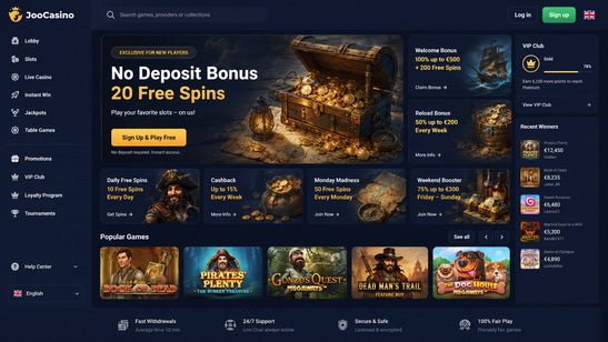 joo casino Gameplay