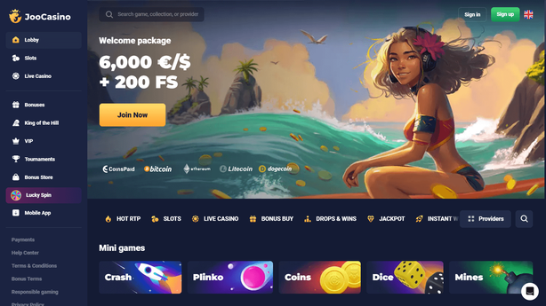 joo casino Gameplay